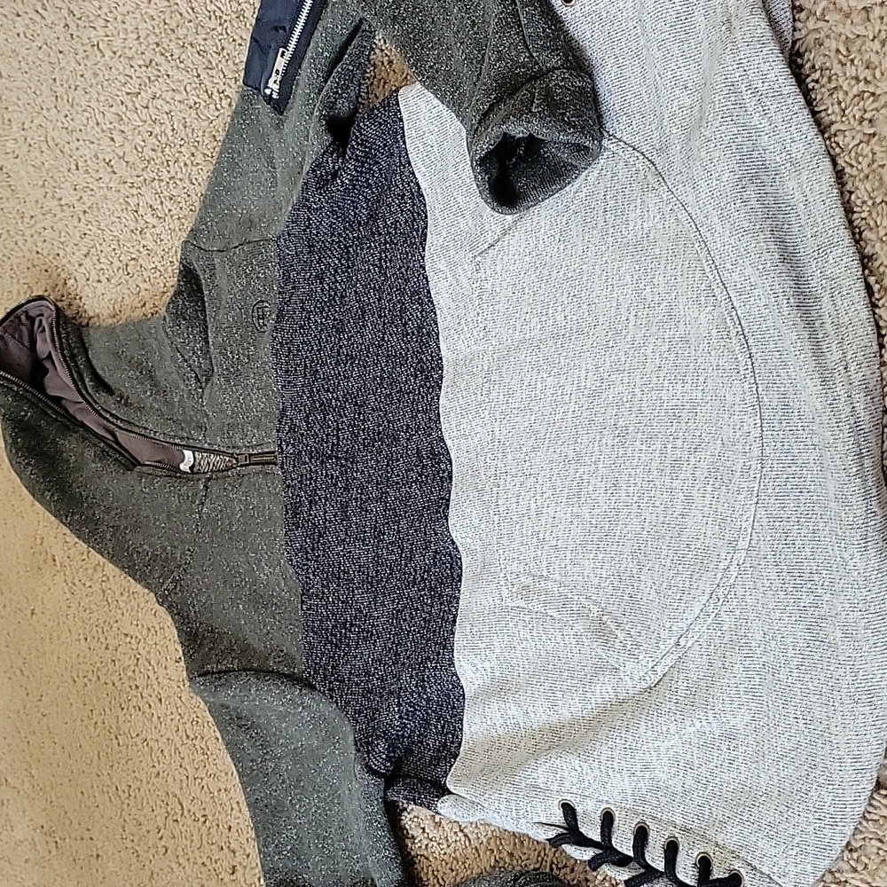 Reason Clothing Randolph 34 Zip Pullover Hoodie Mediun